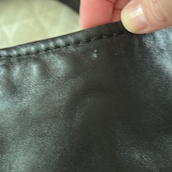 COACH black leather shoulder crossbody bag Large - Picture 4 of 16